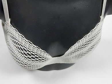 An overhead shot of the Algorithmic Lace post-mastectomy bra.
