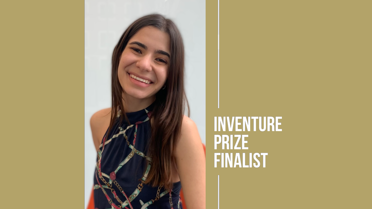 Aya Ayoubi headhsot with InVenture Prize Finalist Spotlight