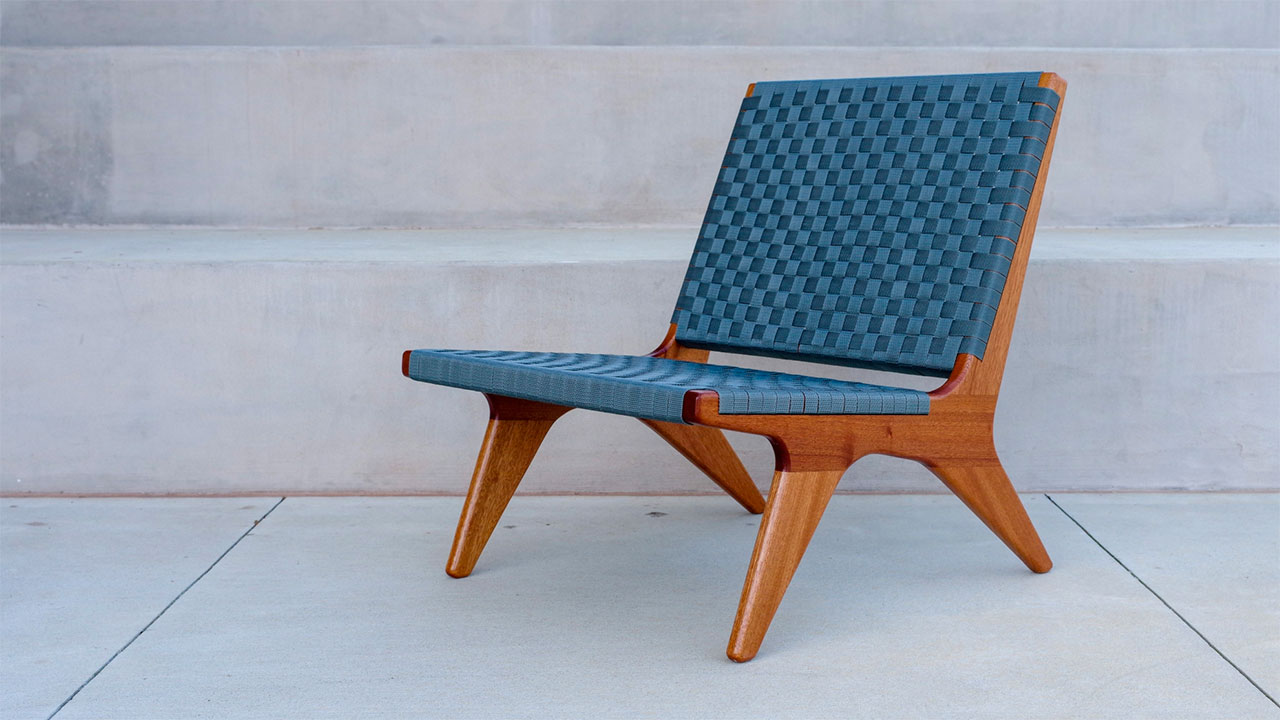 Sapele Serenade Lounge Chair by Jared Teiger