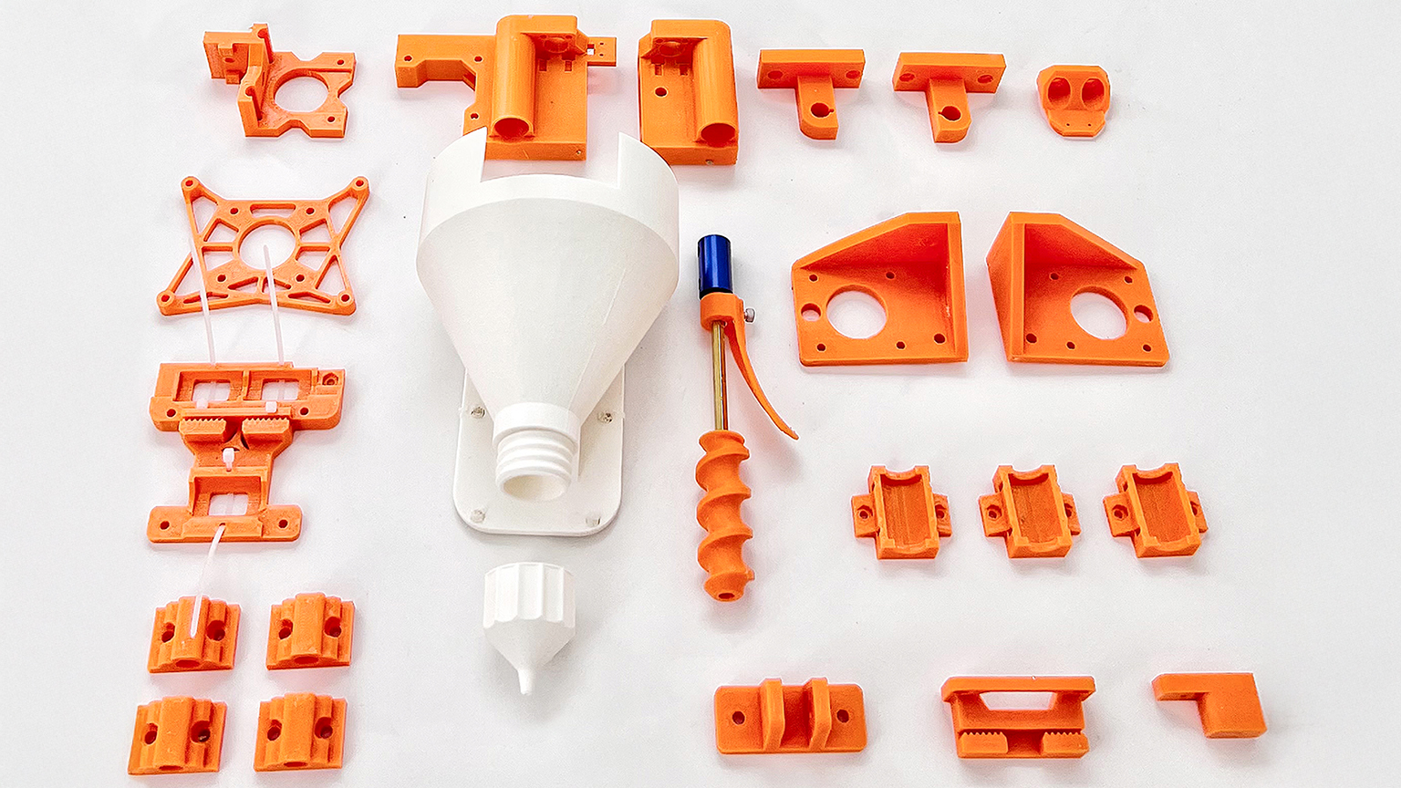 #D-printed parts to a soap recycling printer.
